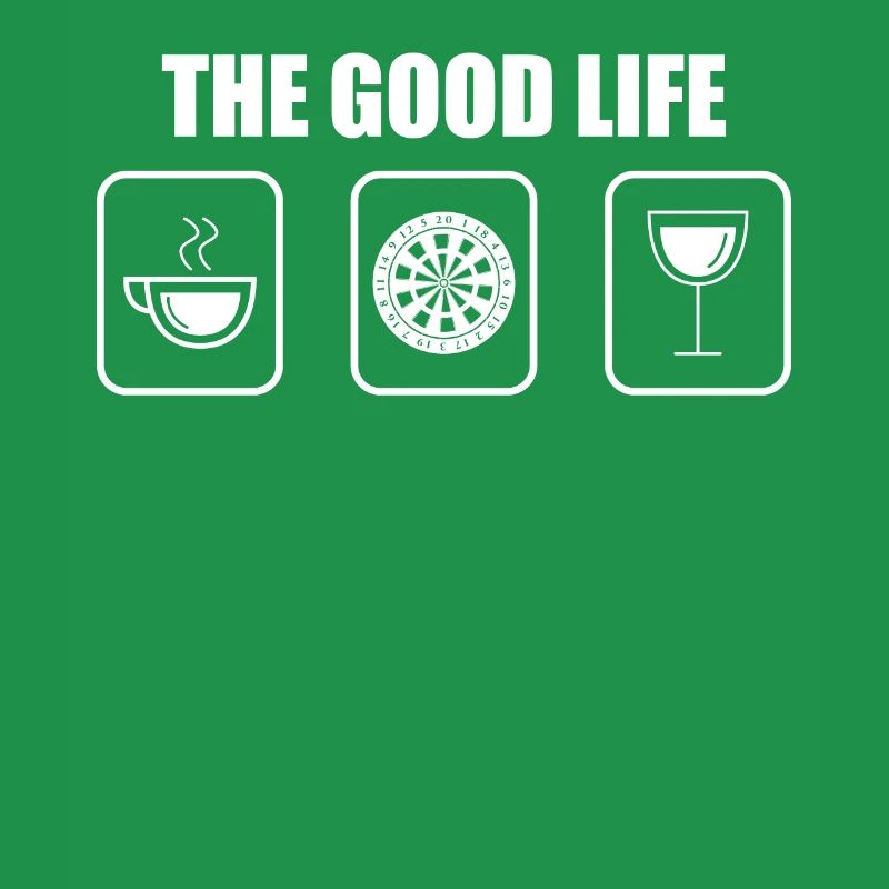 Das gute Leben 1 - Dartscheibe -