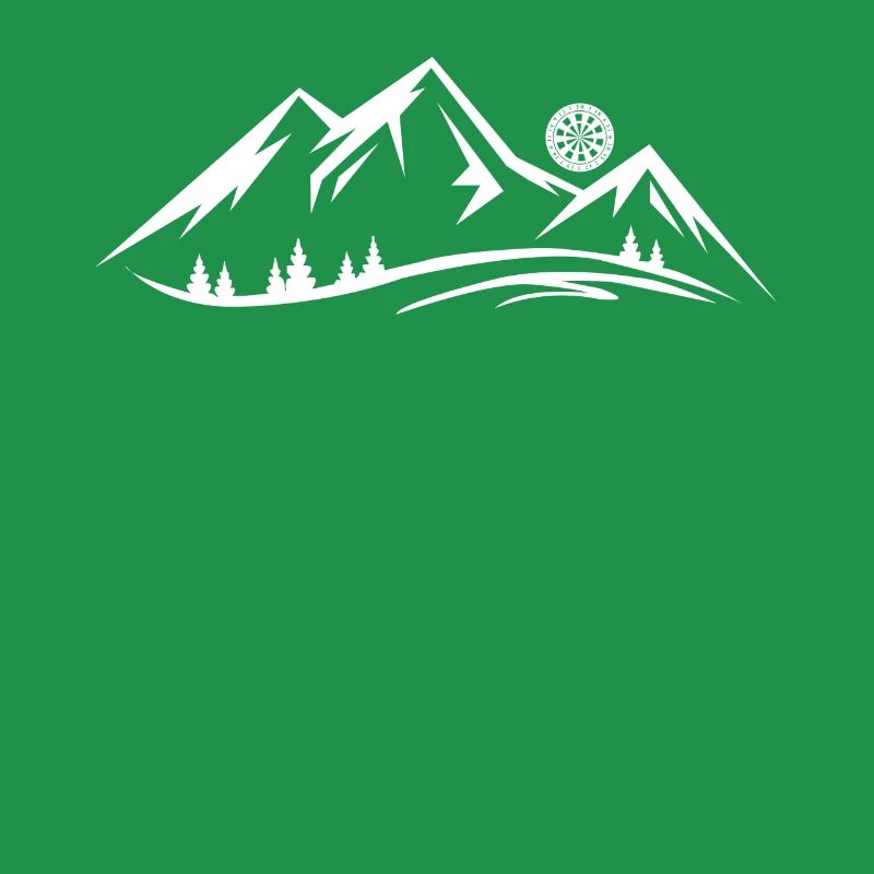 Berg - Dartscheibe -