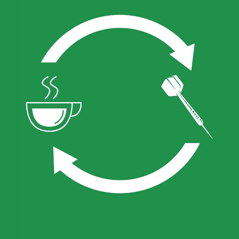 Laden der Pfeile - Kaffee - Dart -