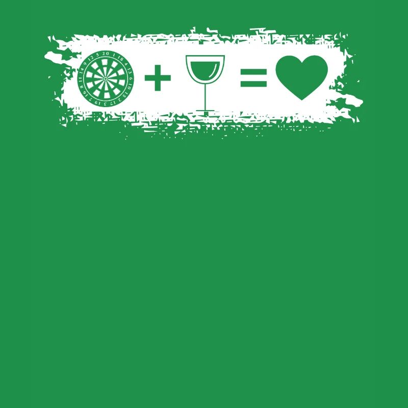 Grunge Rectangle - Herz - Wein - Dartscheibe -