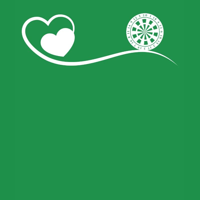 Herz - Dartscheibe