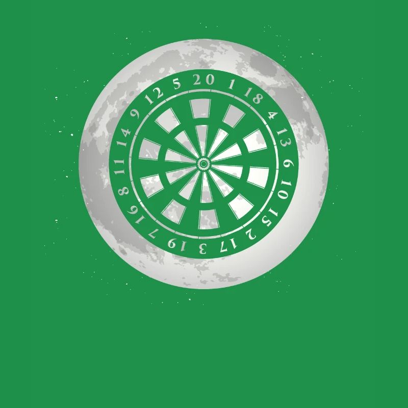 Full Moon - Dartboard