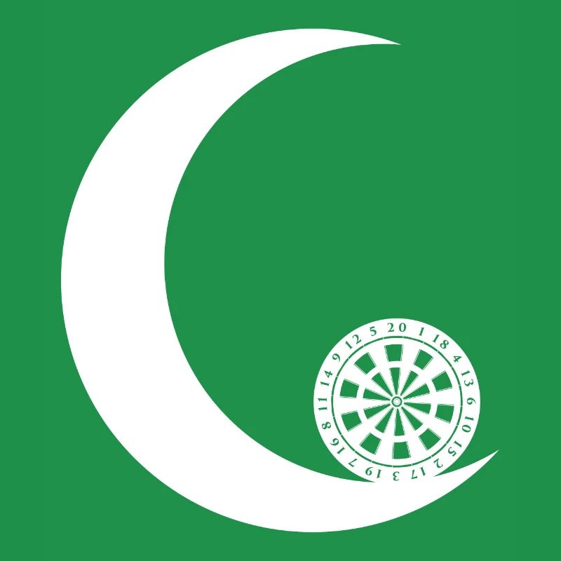 Crescent Moon - Dartboard -