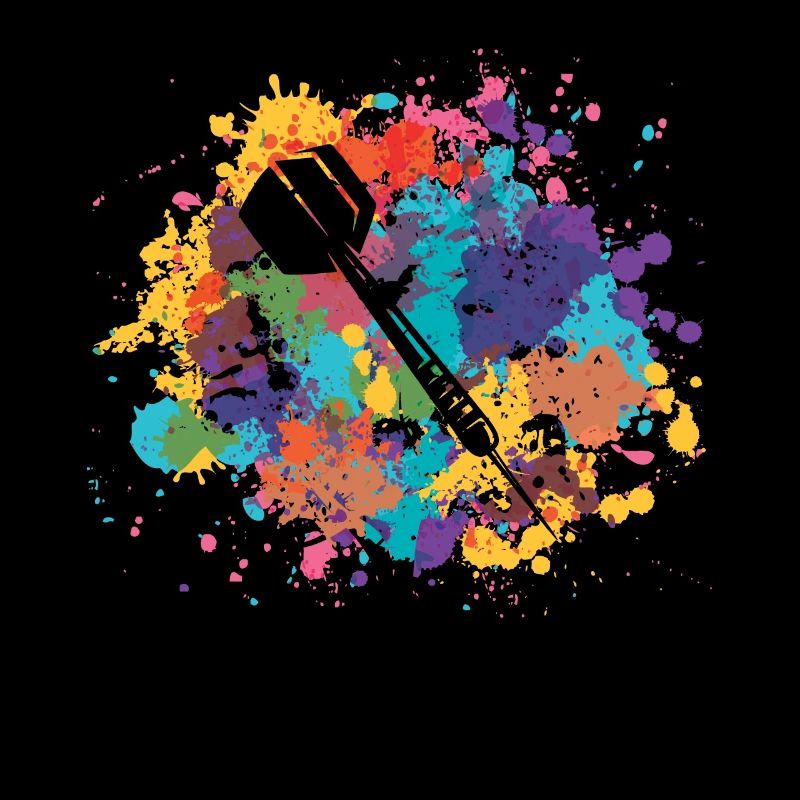 Éclaboussures colorées - Fléchettes -