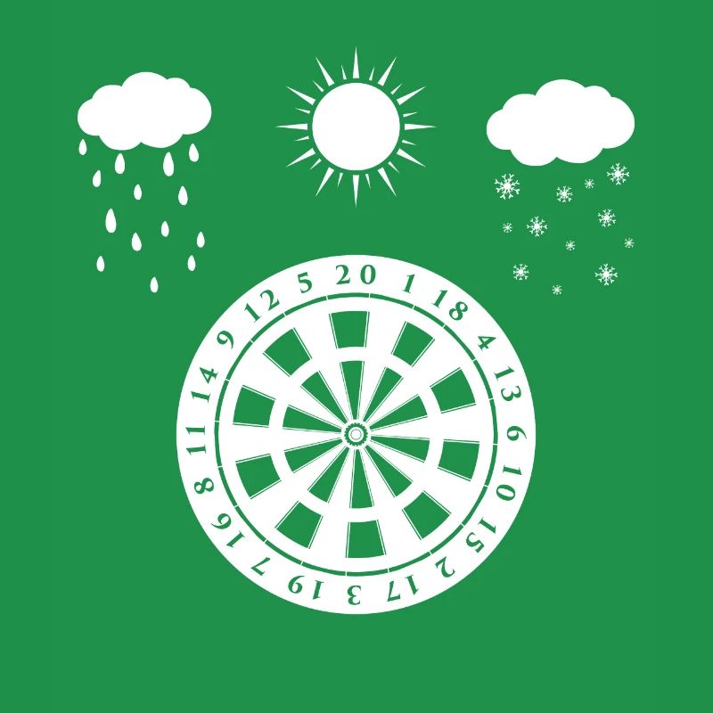 Die ganze Saison - Dartscheibe -