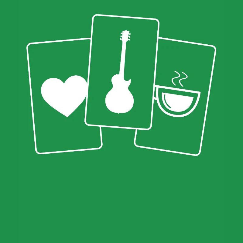 Herz - Kaffee - Gitarre -