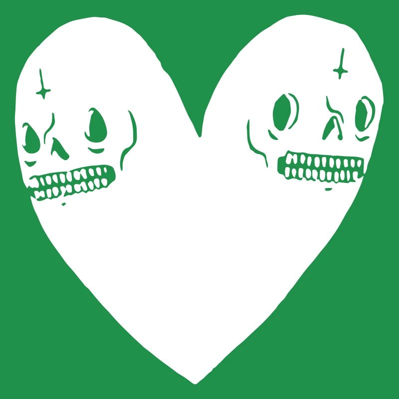 Skull heart