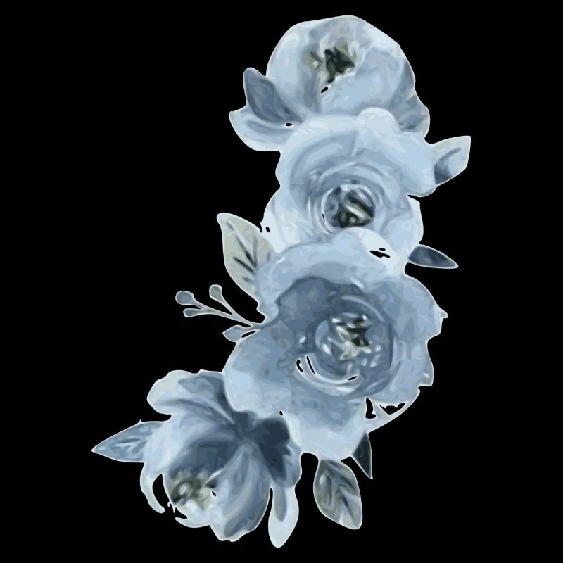 Fleurs bleues