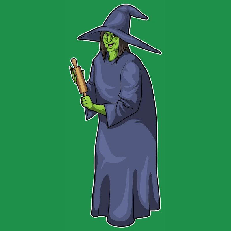 Sorcière Halloween Baker