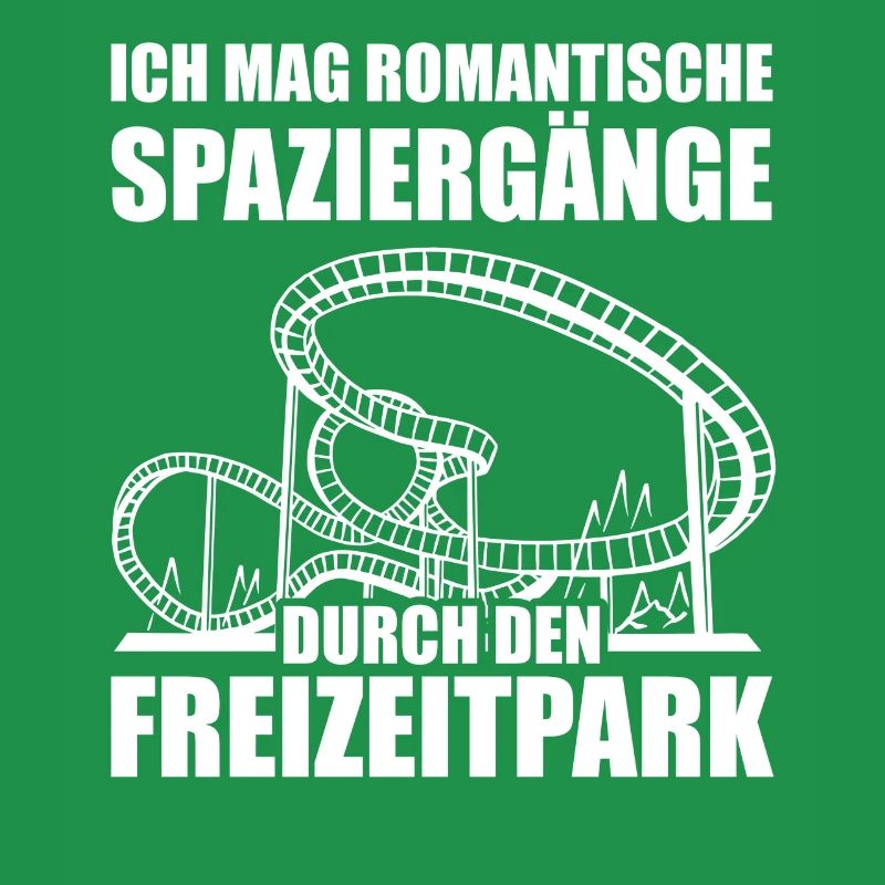 Spaziergänge Freizeitpark Rollercoaster Achterbahn