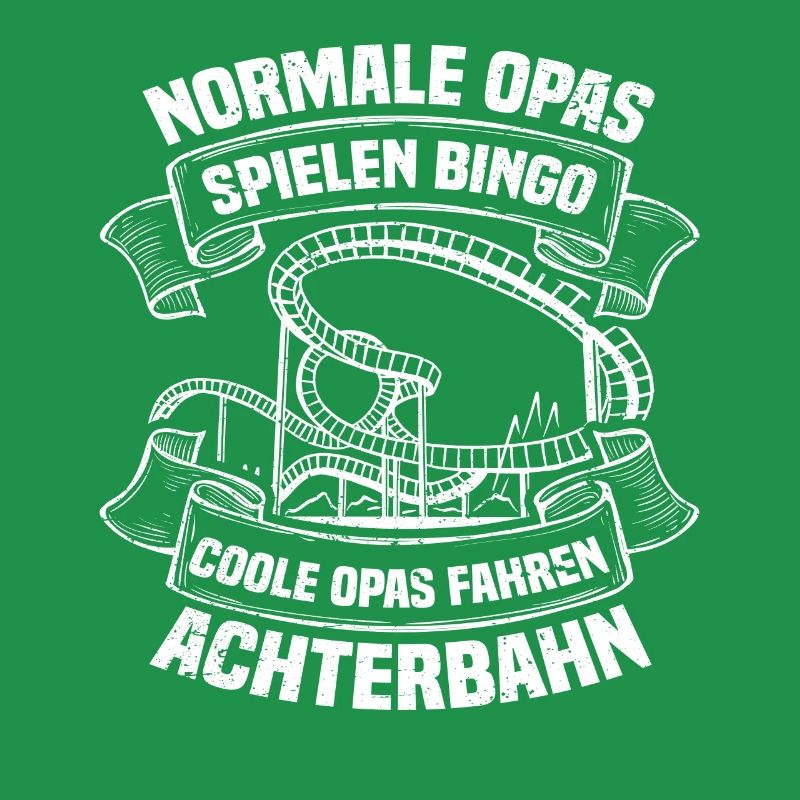 Opa Freizeitpark Rollercoaster Achterbahn Freak