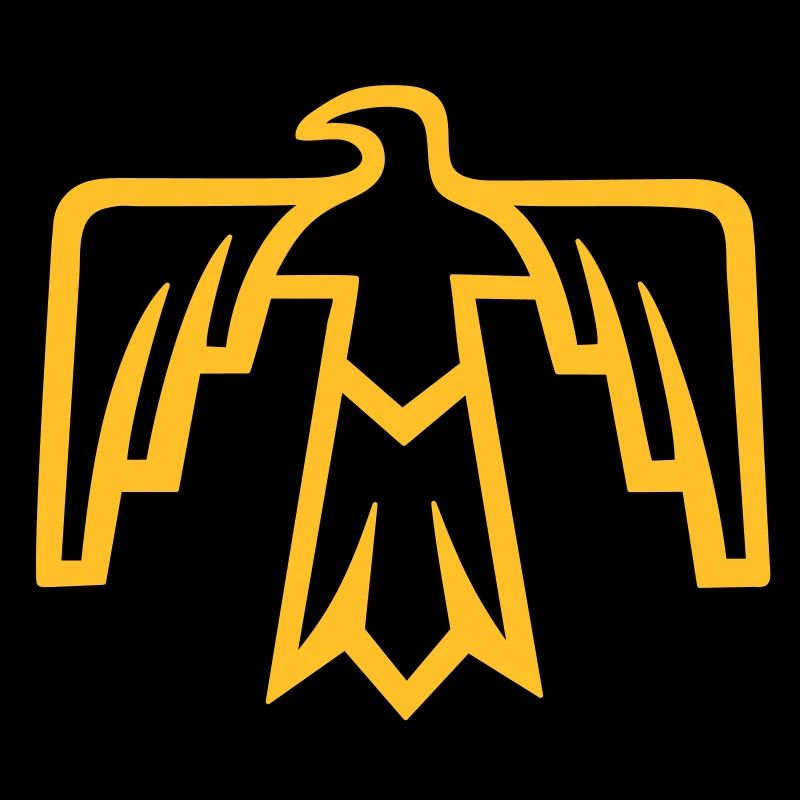 Thunderbird, Donnervogel, Indianer Symbol Totem