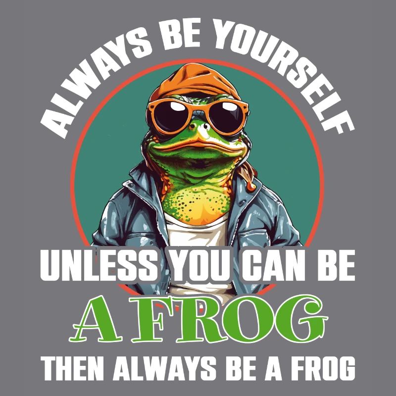 Sei Du selbst oder sei ein Frosch