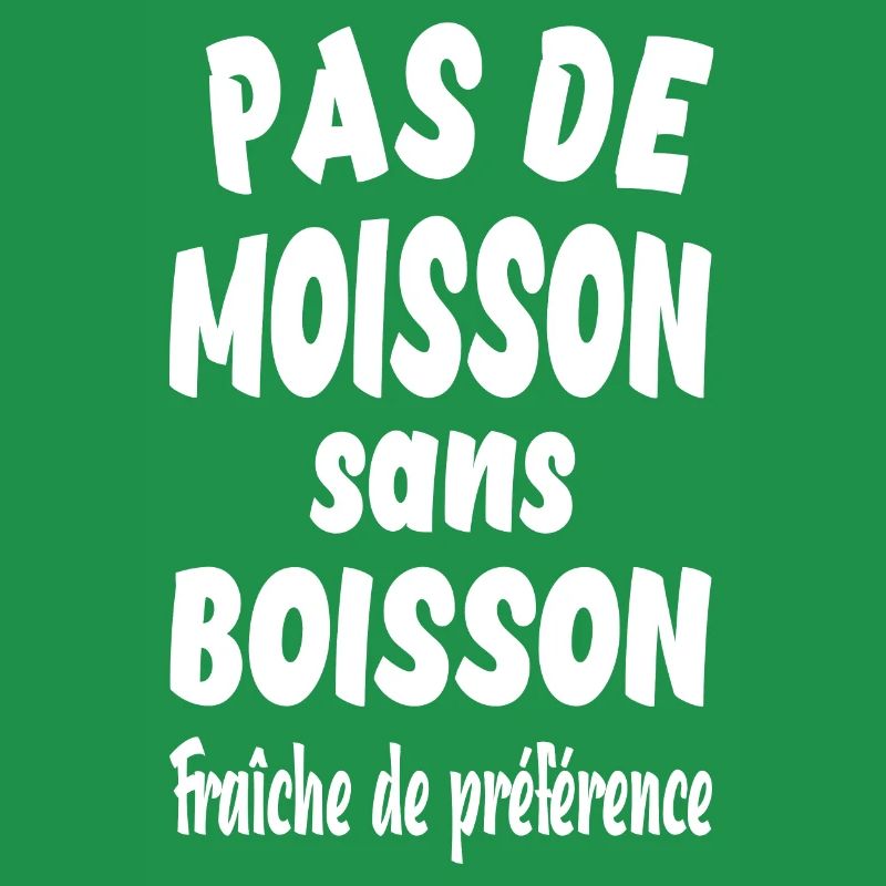 Pas de moisson sans boisson fraîche de préférence