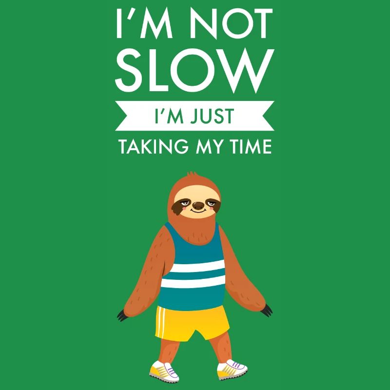 Not Slow I'm Just Taking My Time - Sloth Marathon