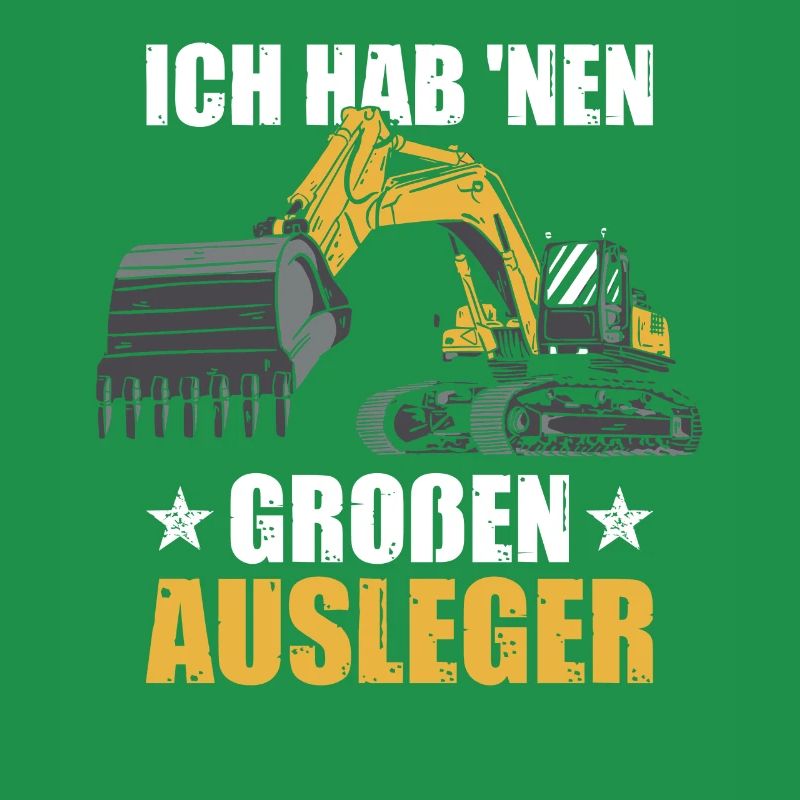 Ausleger Baggerführer Bagger Baggerfahrer