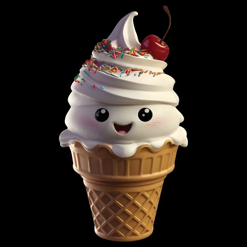 Fröhliches Eis