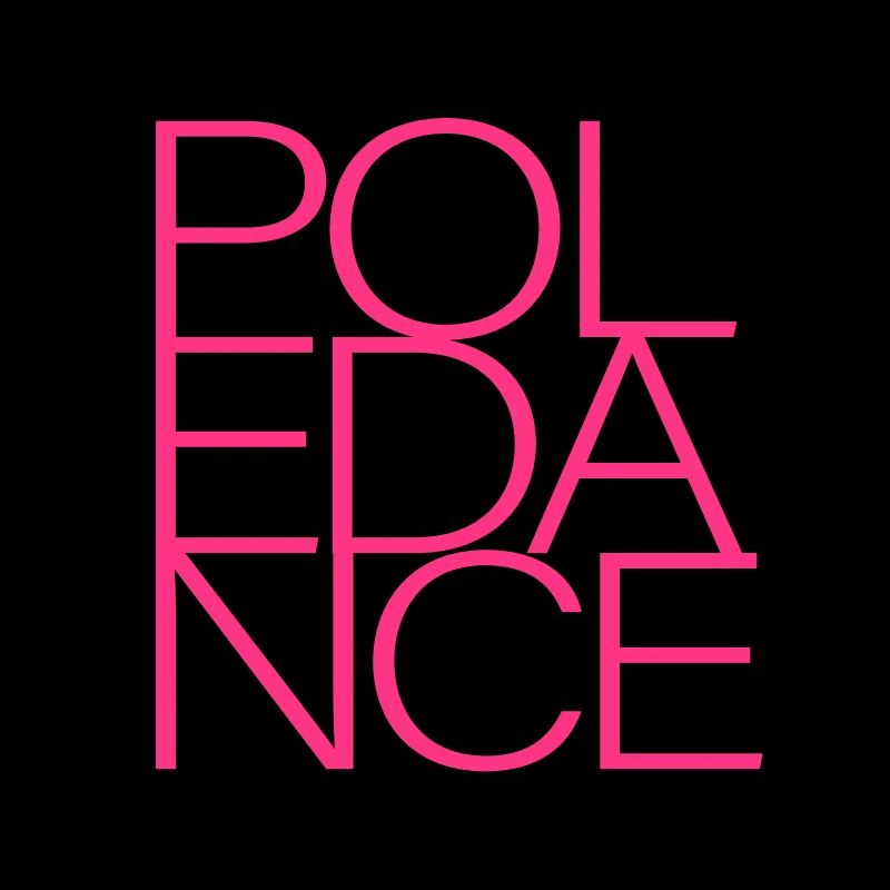 Pole Dance Text - Square