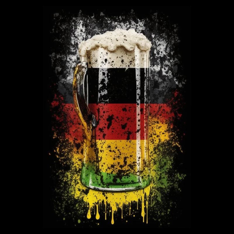 Deutschland Bier Flagge