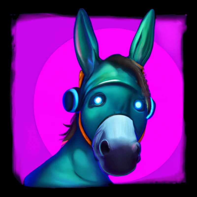 Synthwave Donkey