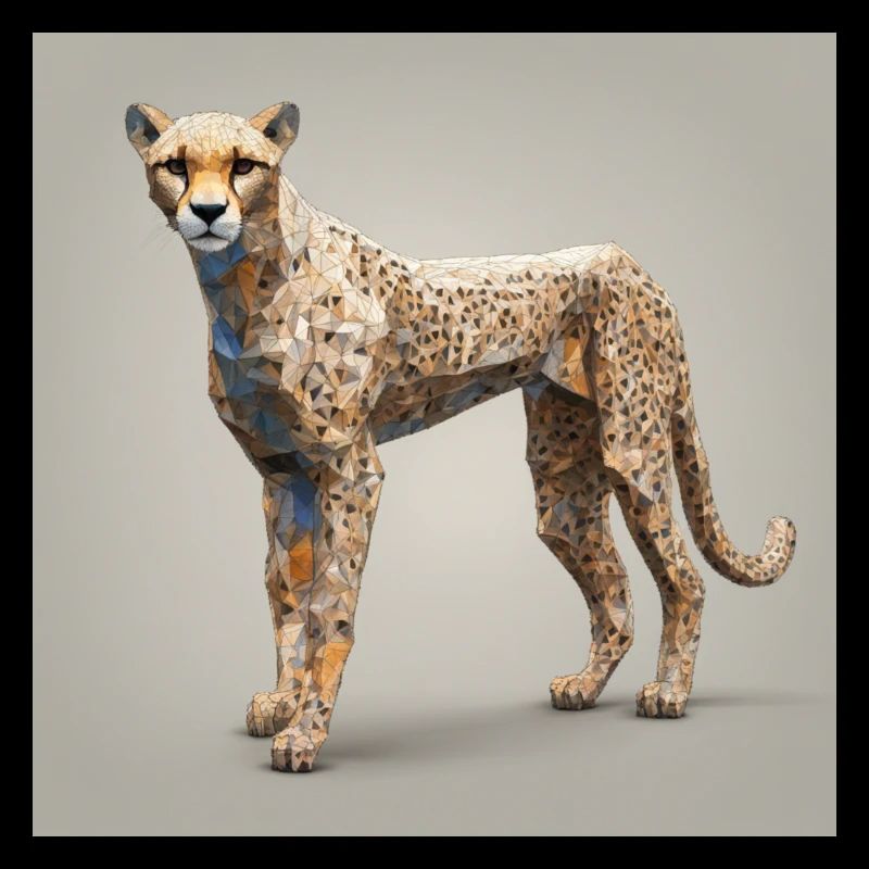 Low Poly Gepard