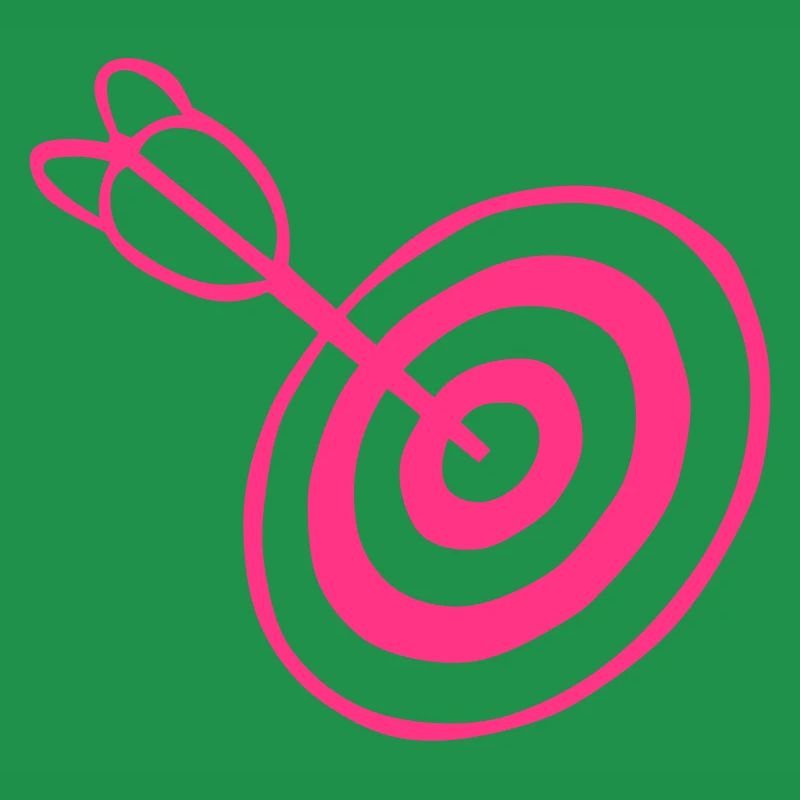cible fleche flechette mille centre