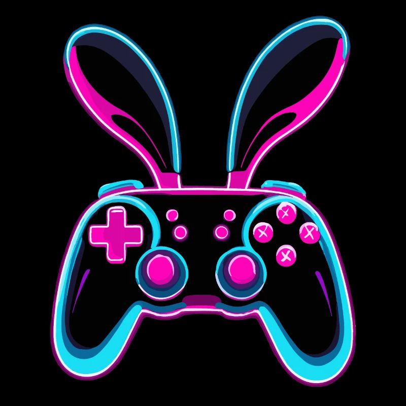 Easter Bunny Gamer Iconic Easter Gaming