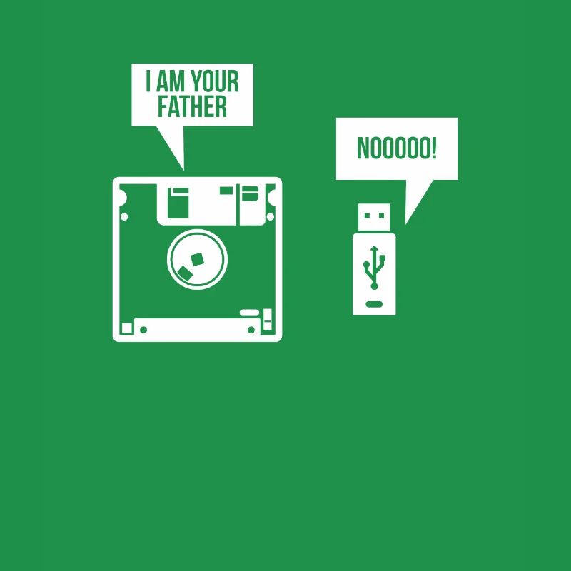 USB-Diskette Ich bin dein Vater Computer Nerd