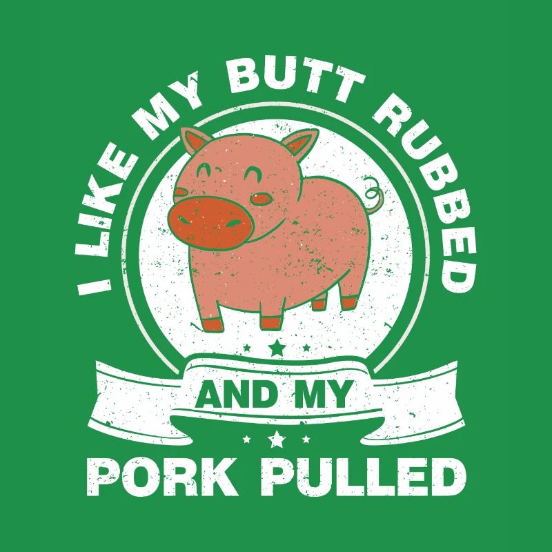 BBQ Pulled Pork Schwein Grill