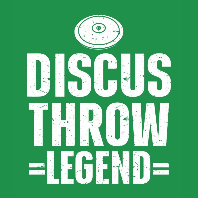 Diskuswerfer Leichtathlet Disc Throw