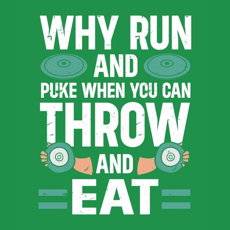 Diskuswerfer Leichtathlet Disc Throw