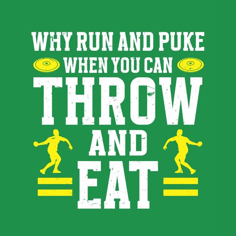 Diskuswerfer Leichtathlet Disc Throw