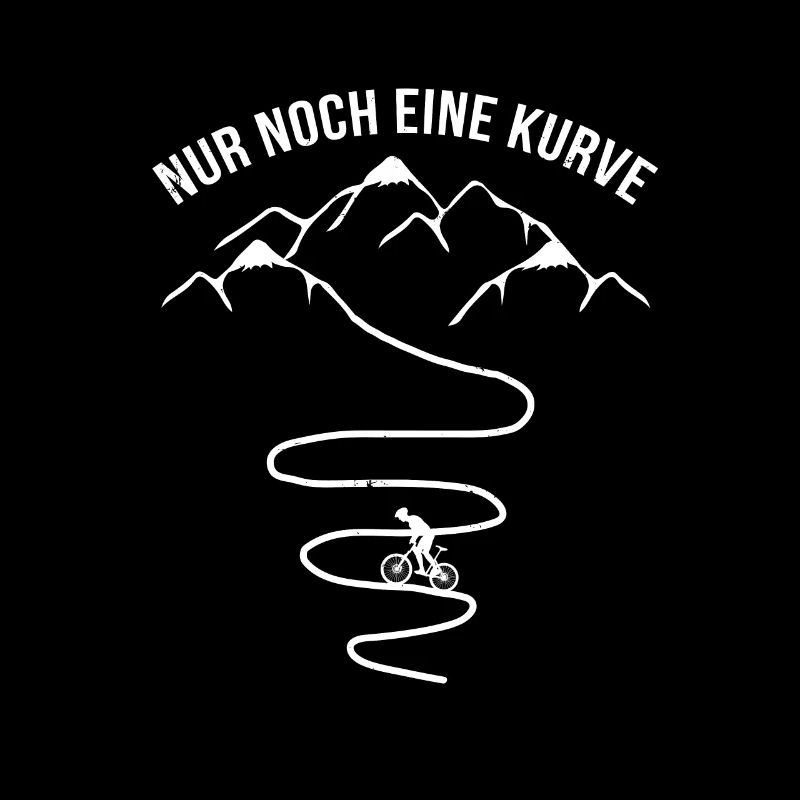 Nur noch ein Kürve und Radfahrer - (F.m)