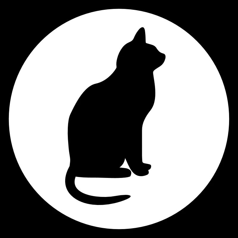 Cat - cat sitting in circle