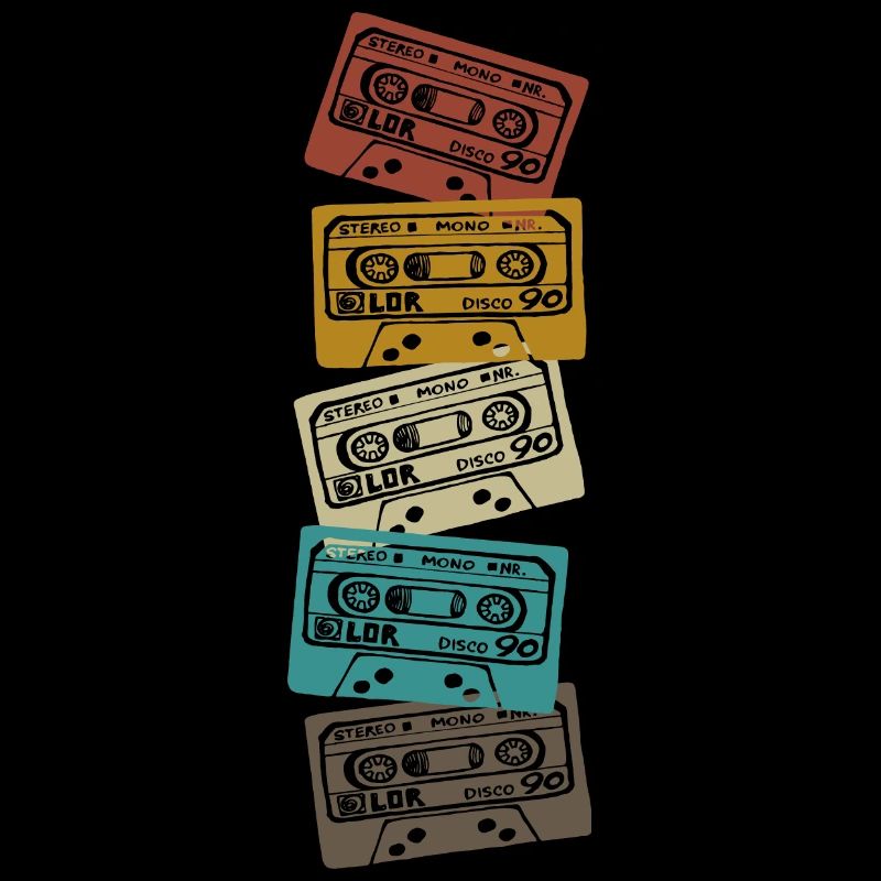 Vintage Cassette Mixtape Retro Audiocassette Audio