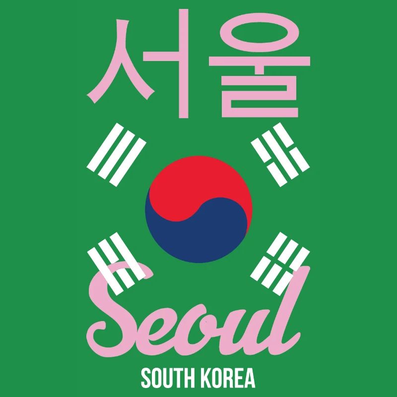 Séoul Corée Corée Corée Coréenne Ville K-Pop Rengain