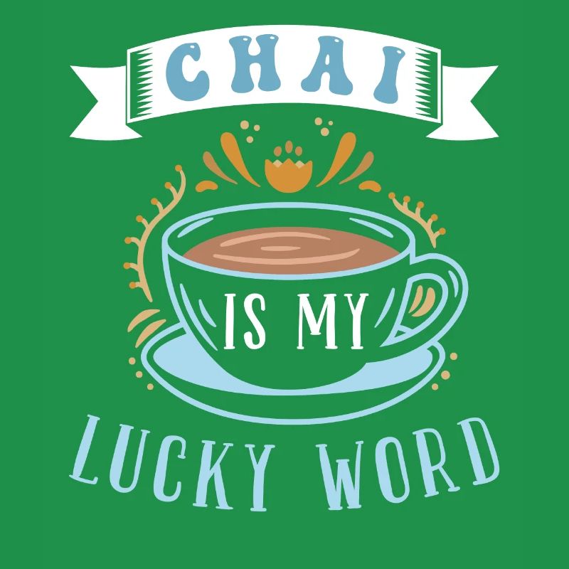 Chai Latte Tee trinken Teetrinker