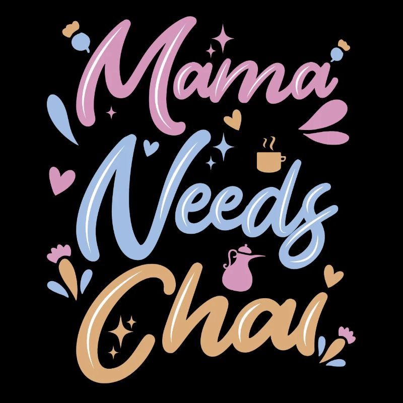Chai Latte Tee trinken Teetrinker