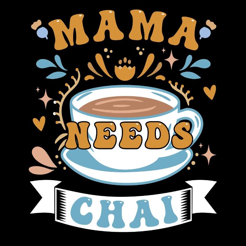 Chai Latte Tee trinken Teetrinker