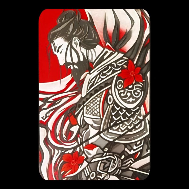 Stolzer Samurai Krieger