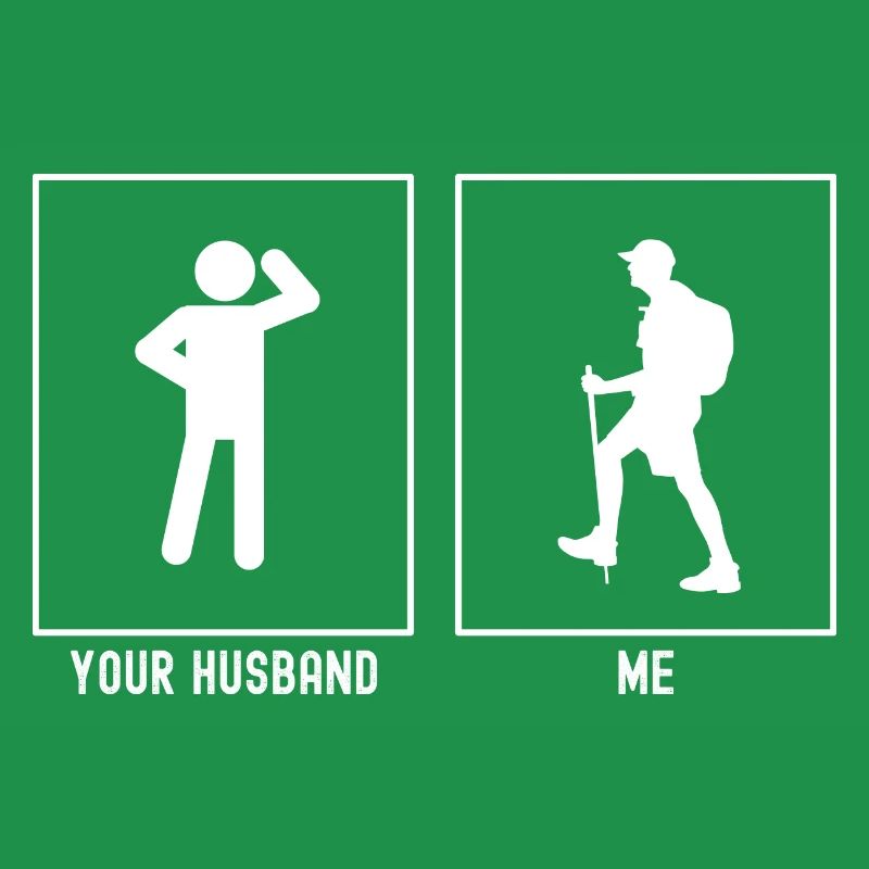Ihr Ehemann - Ich - Wandernd Links