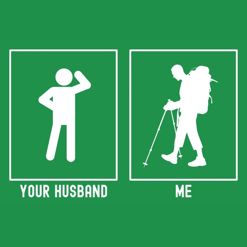 Son mari - moi - Randonnée difficile