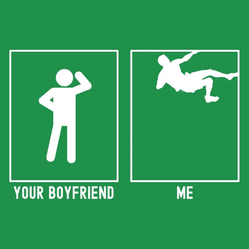 Your friend - me - climbing difficult