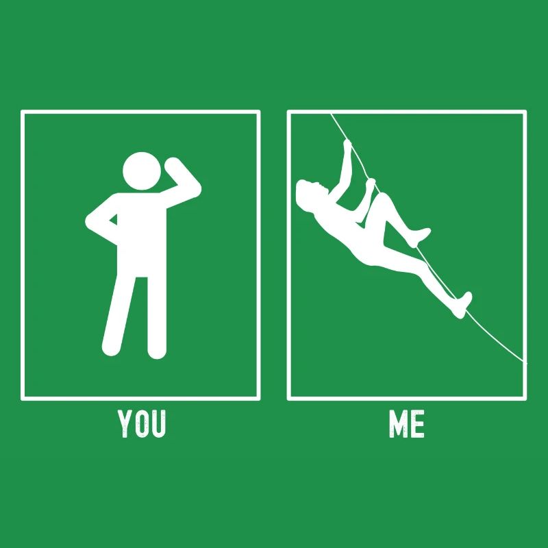 Du - Ich - Klettern Diagonal