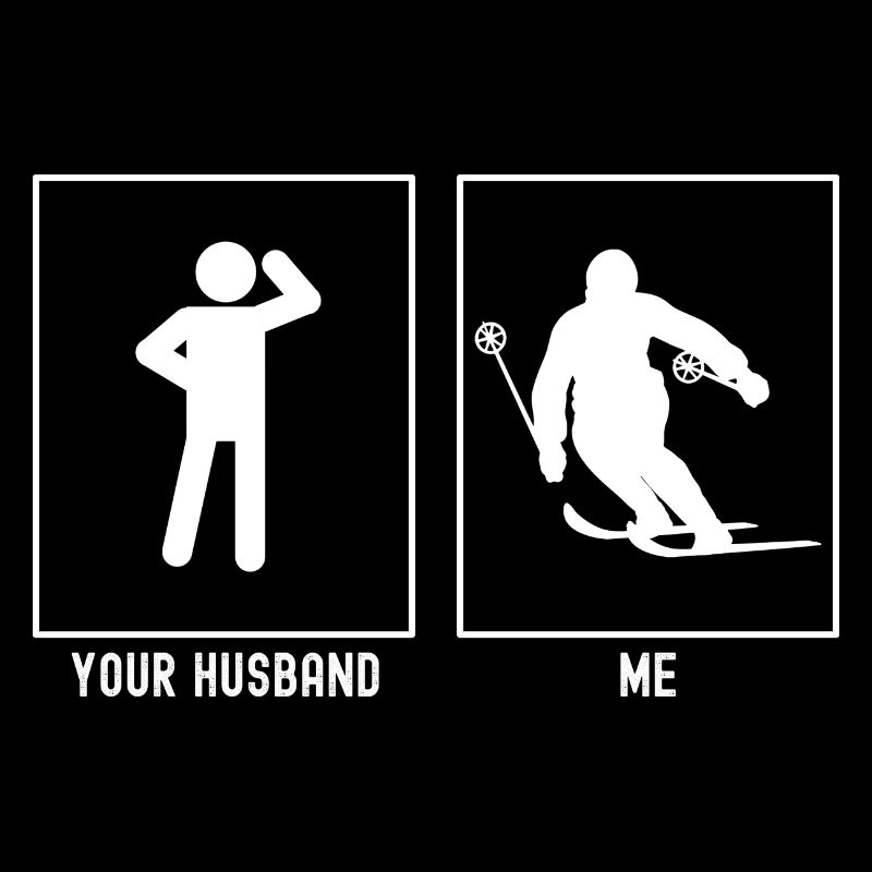 Your husband - Me - Skiing Professional Turn