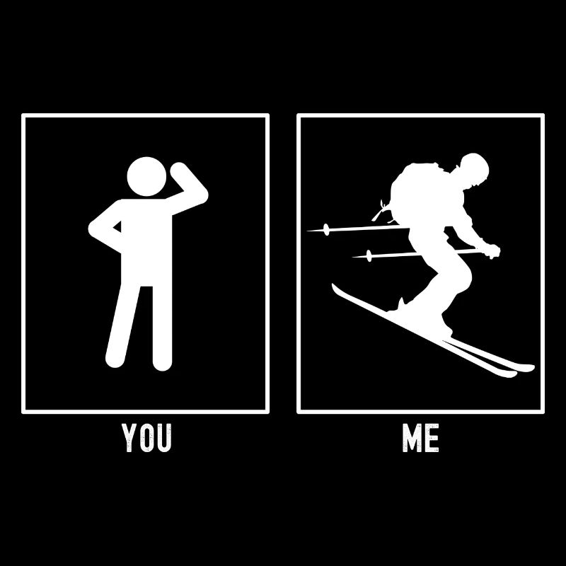 You - I - Skiing Person