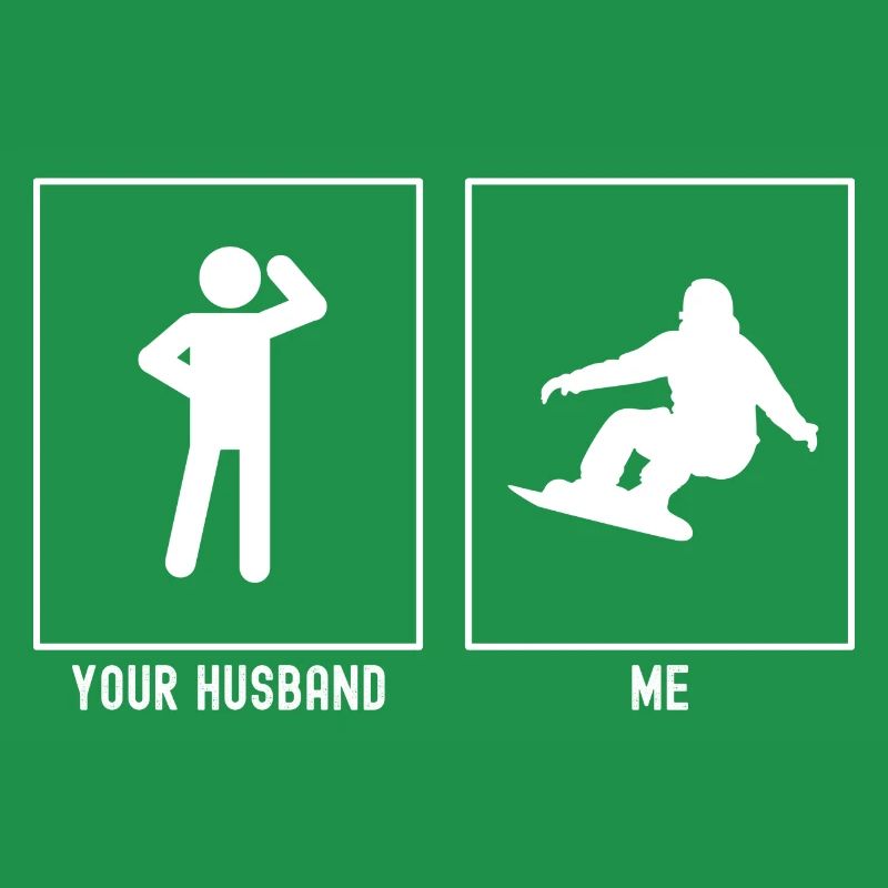 Ihr Ehemann - Ich - Snowboarding Profi