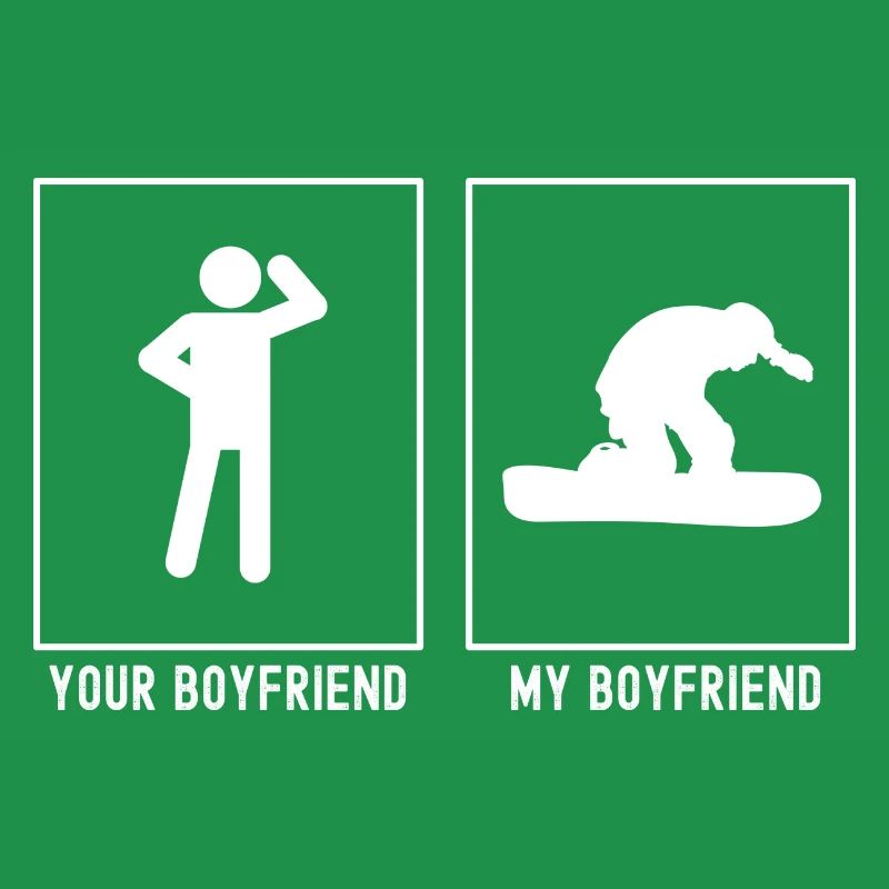 Dein Freund - Mein Freund - Snowboarding Board