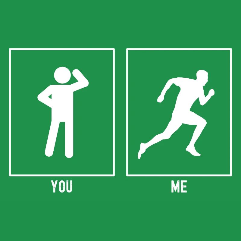 Du - Ich - Laufender Mann