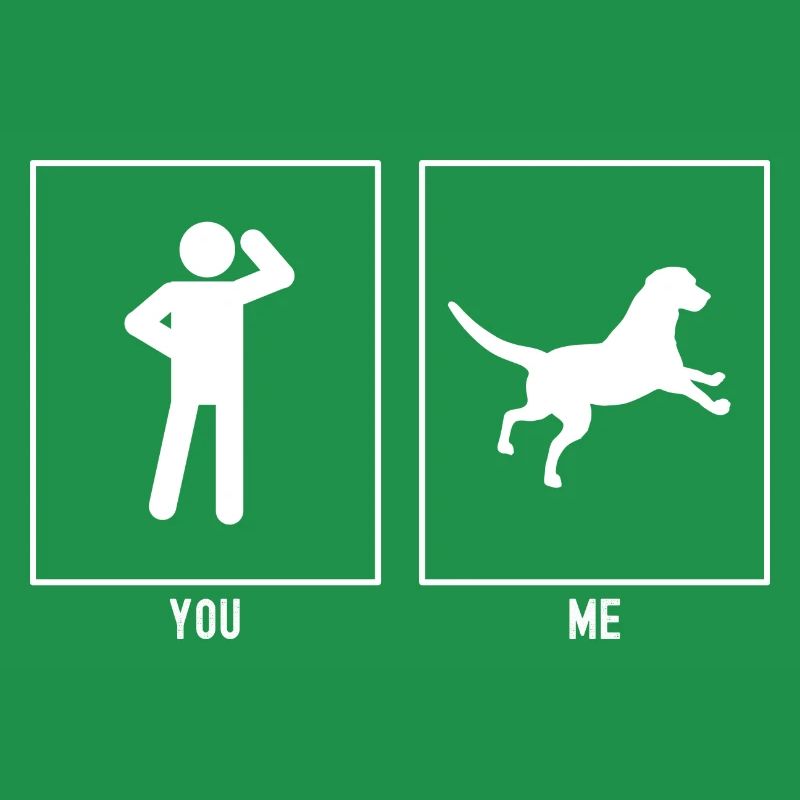 Du - Ich - Fallender Hund